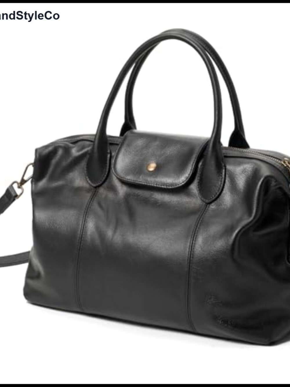 Vintage Genuine Leather Satchel Tote for Women Large Shoulder Crossbody Bag